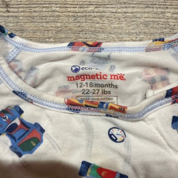 Magnetic Me Top & Pant Set Cars Print 12-18 Months - Picture 7 of 8